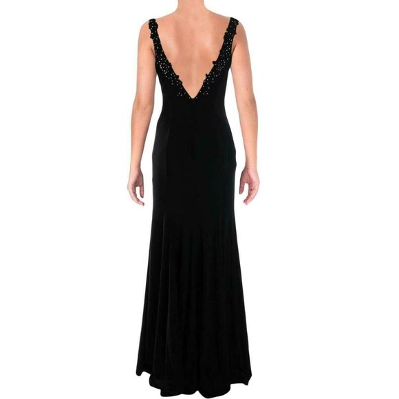 Say Yes To Prom Jr 11/12 Black Gown NWT BU85 - Picture 2 of 4
